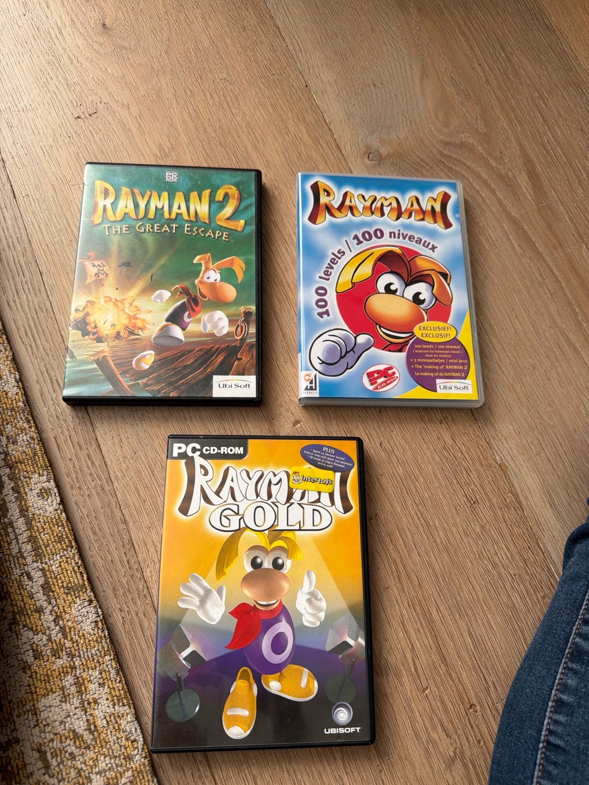Rayman PC Games: Rayman 2, Rayman 100 levels, Rayman Gold, Spelcomputers en Games, Games | Pc, Gebruikt, 1 speler, Ophalen of Verzenden