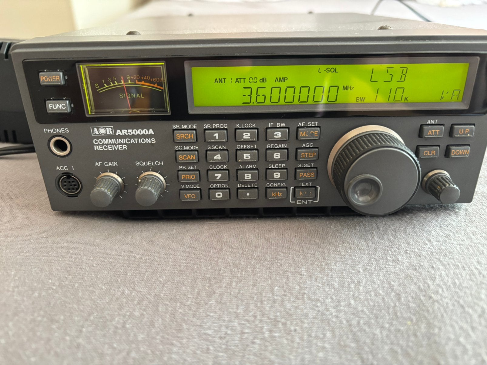 Zgan aor 5000 +3 breedbandontvanger, Ophalen of Verzenden, Zo goed als nieuw, Ontvanger
