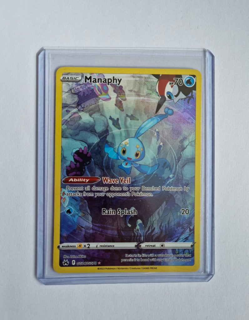 Manaphy GG06/GG70, Ophalen of Verzenden, Zo goed als nieuw, Losse kaart, Foil