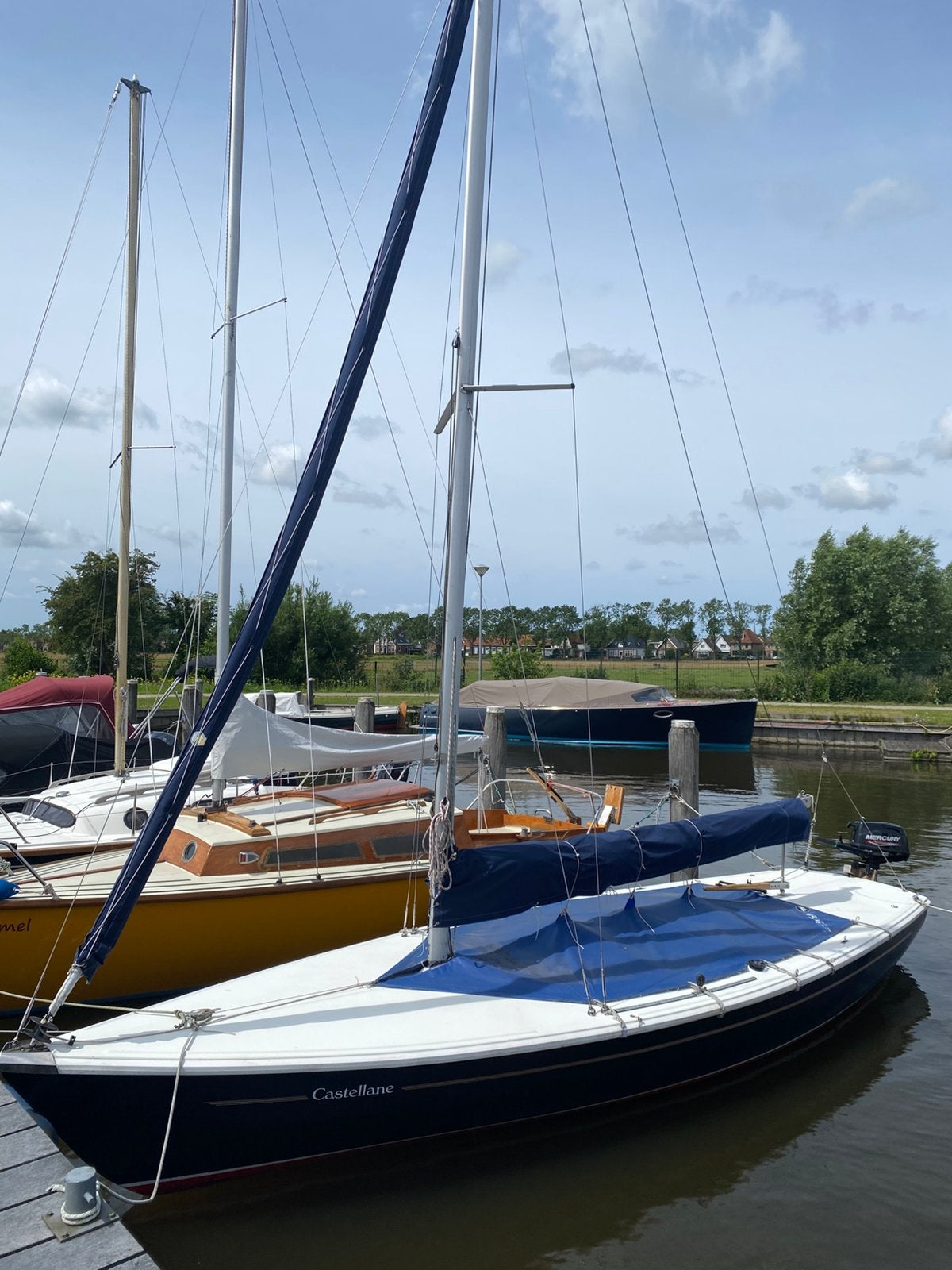 Centaur Class uit 2004 met spinnaker en bijna nieuw BBM, Ophalen, Gebruikt, Centaur, 85 cm
