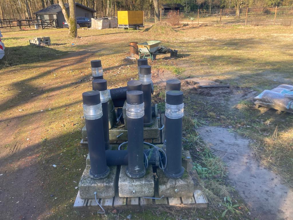 14 Bega buitenlampen - Vloerlampen, Tuin en Terras, Buitenverlichting, Ophalen, Overige materialen, Gebruikt, Minder dan 50 watt