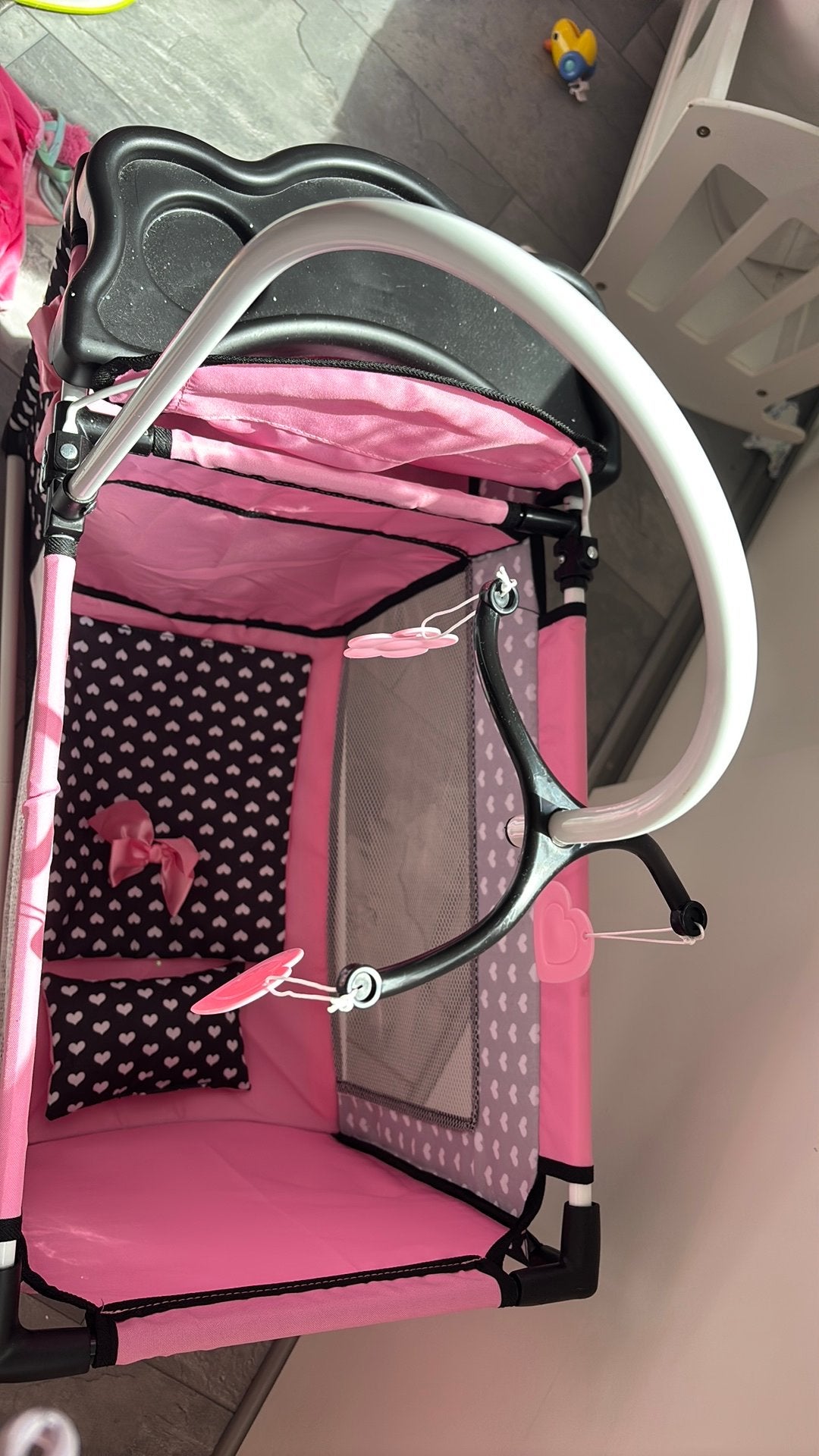 Poppenbedje bayer, Kinderen en Baby's, Speelgoed | Poppen, Ophalen, Zo goed als nieuw, Babypop