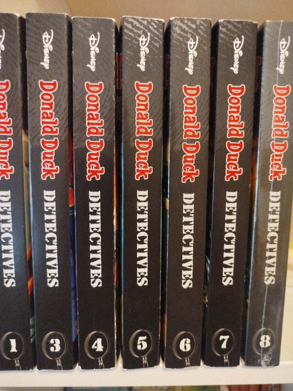 prachtige 7 delige set Donald Duck DETECTIVES pockets, Ophalen of Verzenden, Zo goed als nieuw, Donald Duck, Meerdere stripboeken