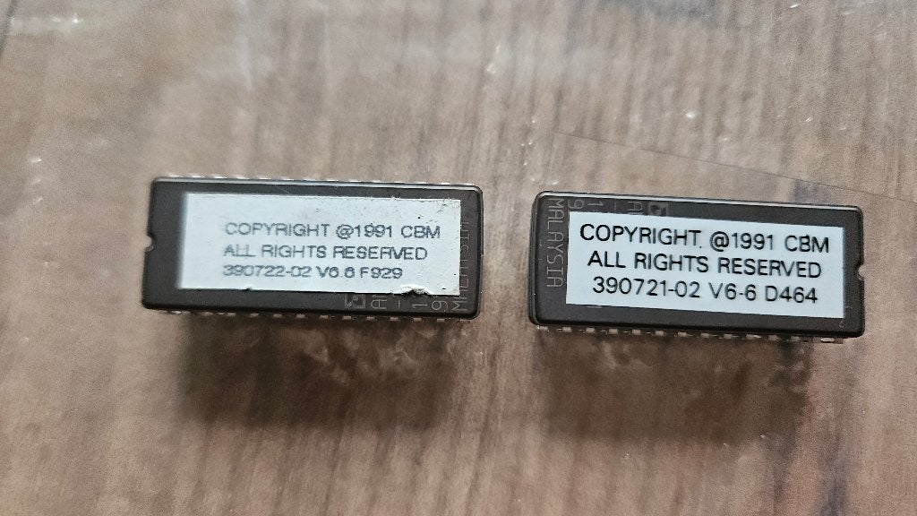 Commodore Boot ROM Set v6.6 voor A590/A2091 (Amiga 500/2000), Computers en Software, Vintage Computers, Ophalen of Verzenden