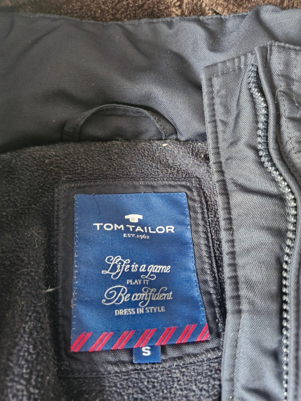 Dames winterjas, Tom Taylor, Ophalen, Gedragen, Blauw