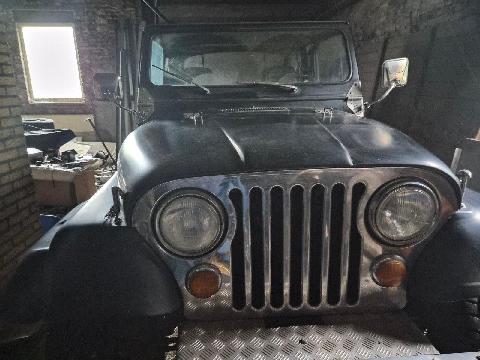 Jeep CJ Cj-7 1982 Zwart, Zwart, CJ, 4 stoelen, Zwart