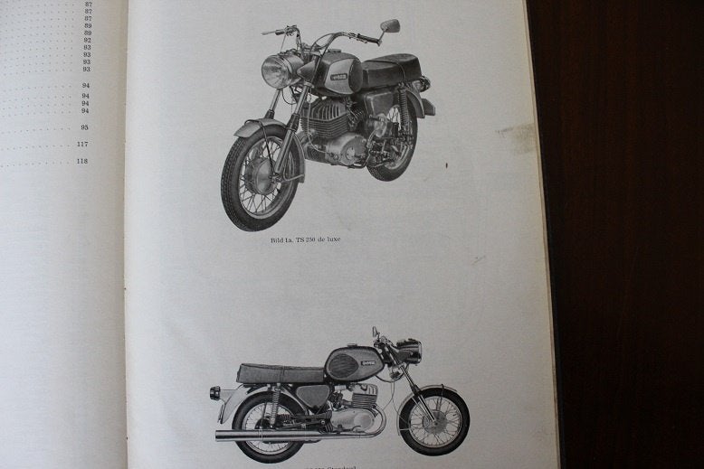 MZ TS250 1974 motorrad reparatur handbuch  TS 250, Ophalen of Verzenden, Overige merken