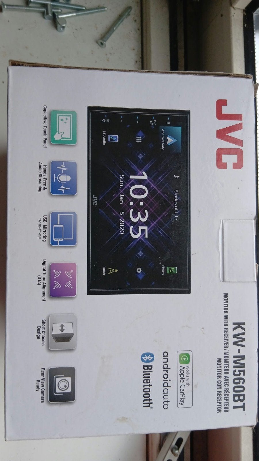 jvc dubbel din radio, Auto diversen, Ophalen, Nieuw