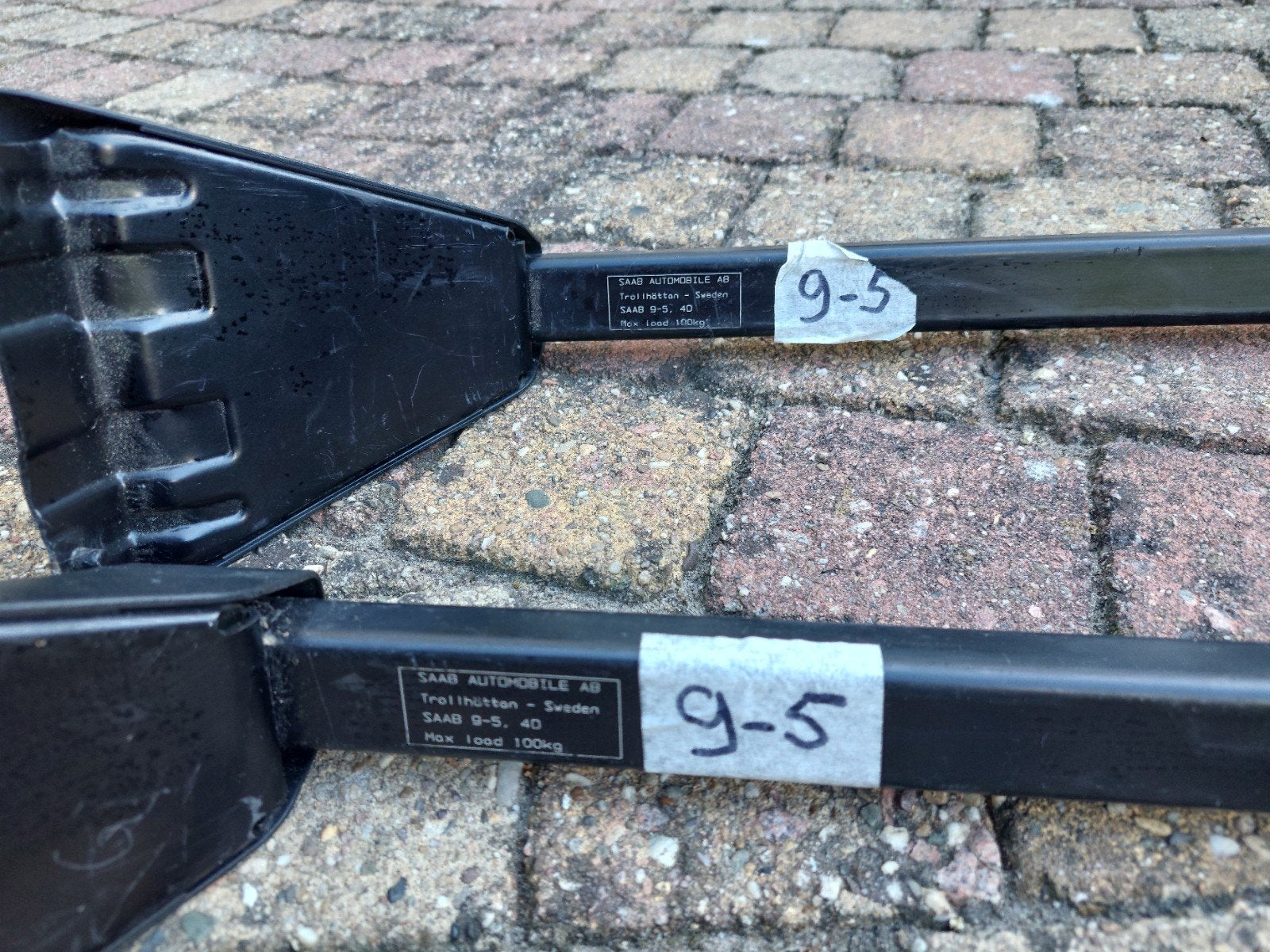 Dakdragers Saab 9-5 OG voor sedan (niet voor estate), Auto diversen, Dakdragers, Ophalen of Verzenden, Gebruikt