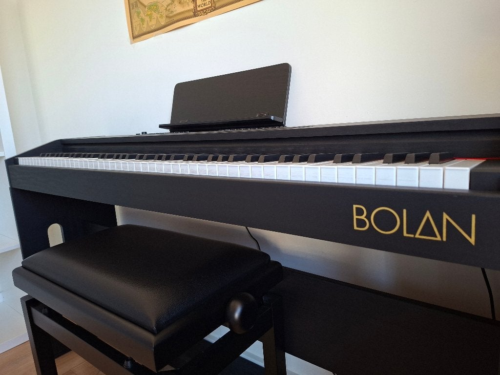 Bolan CP-1 digitale piano incl. pianobank | Zwart, Ophalen, Zwart, Digitaal, Zo goed als nieuw
