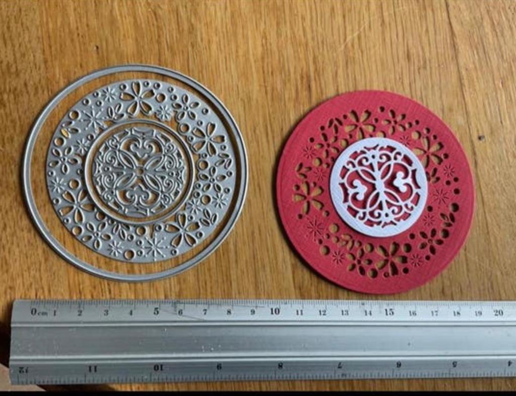 Snijmal set 4 delig rond 1327, Ophalen of Verzenden, Zo goed als nieuw, Pons of Mal