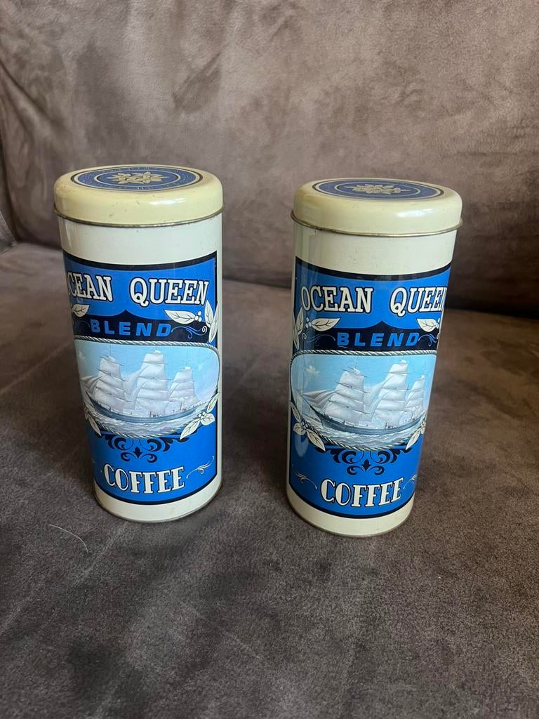 Vintage Retro Koffie Blikken., Ophalen of Verzenden, Huis en Inrichting