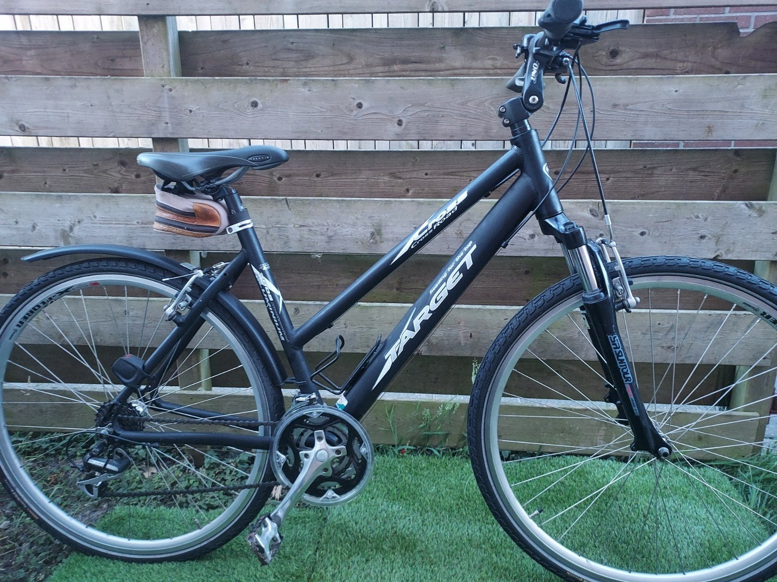 Target Crossfiets - Zwart, Gebruikt, Overige merken, 28 inch, Gebruikt, Velgrem