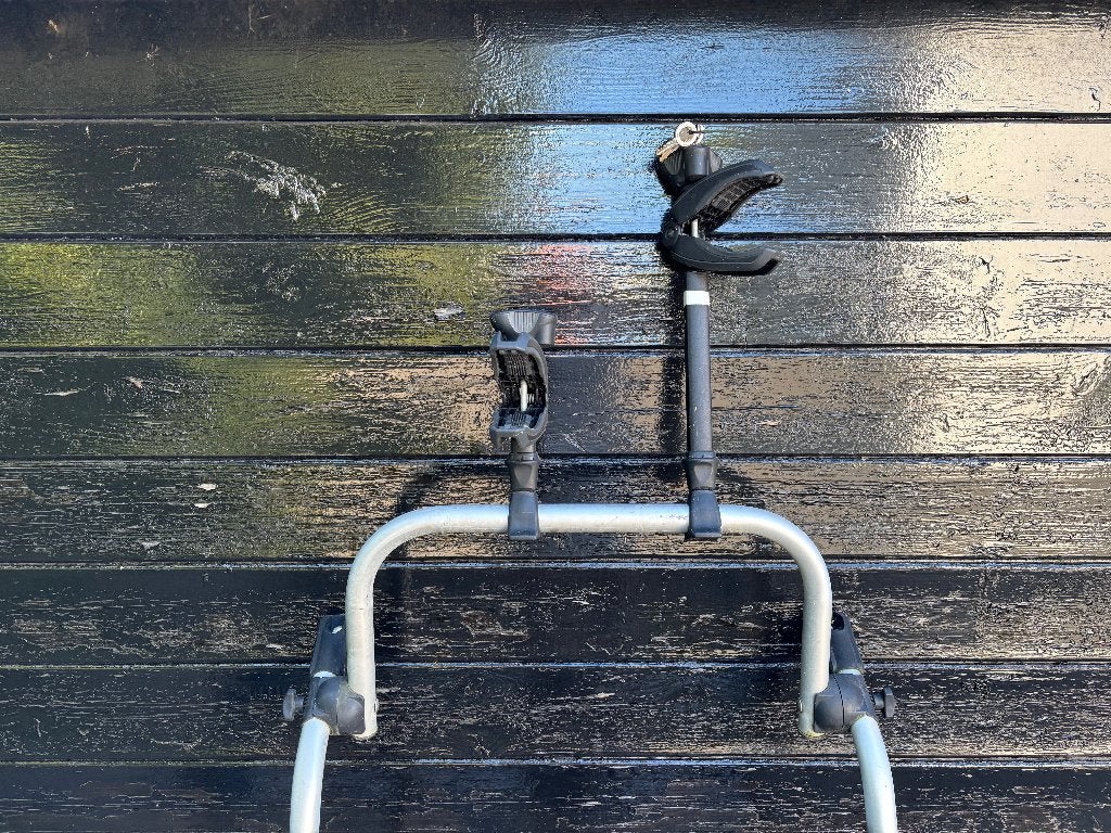 fietsendrager buscamper, Ophalen, 2 fietsen, Gebruikt, Achterklepdrager
