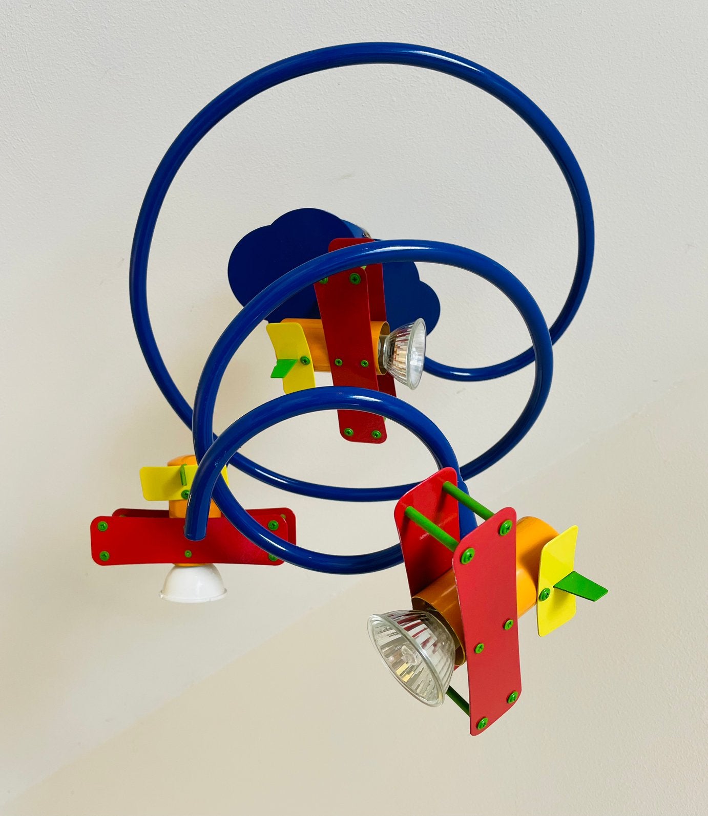 Lamp kinderkamer 3 vliegtuigjes, Ophalen of Verzenden, Zo goed als nieuw