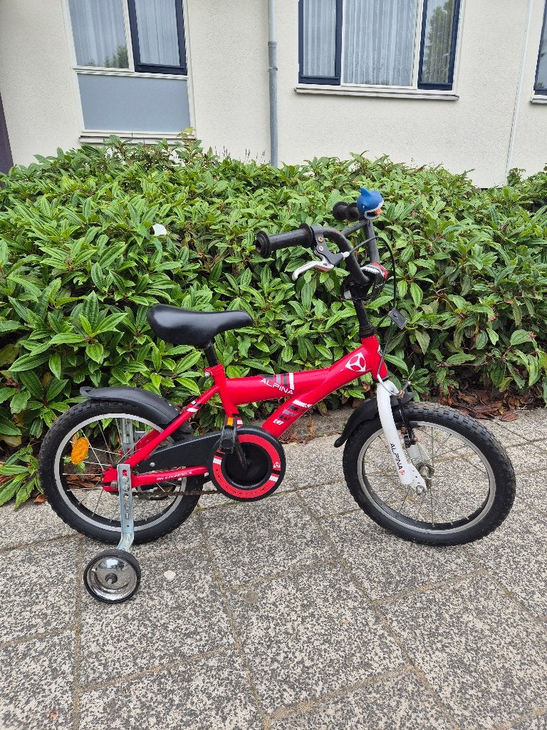 Alpina kinderfiets, Fietsen en Brommers, Fietsen | Kinderfietsjes, Ophalen, Zijwieltjes, Gebruikt, ALPINA