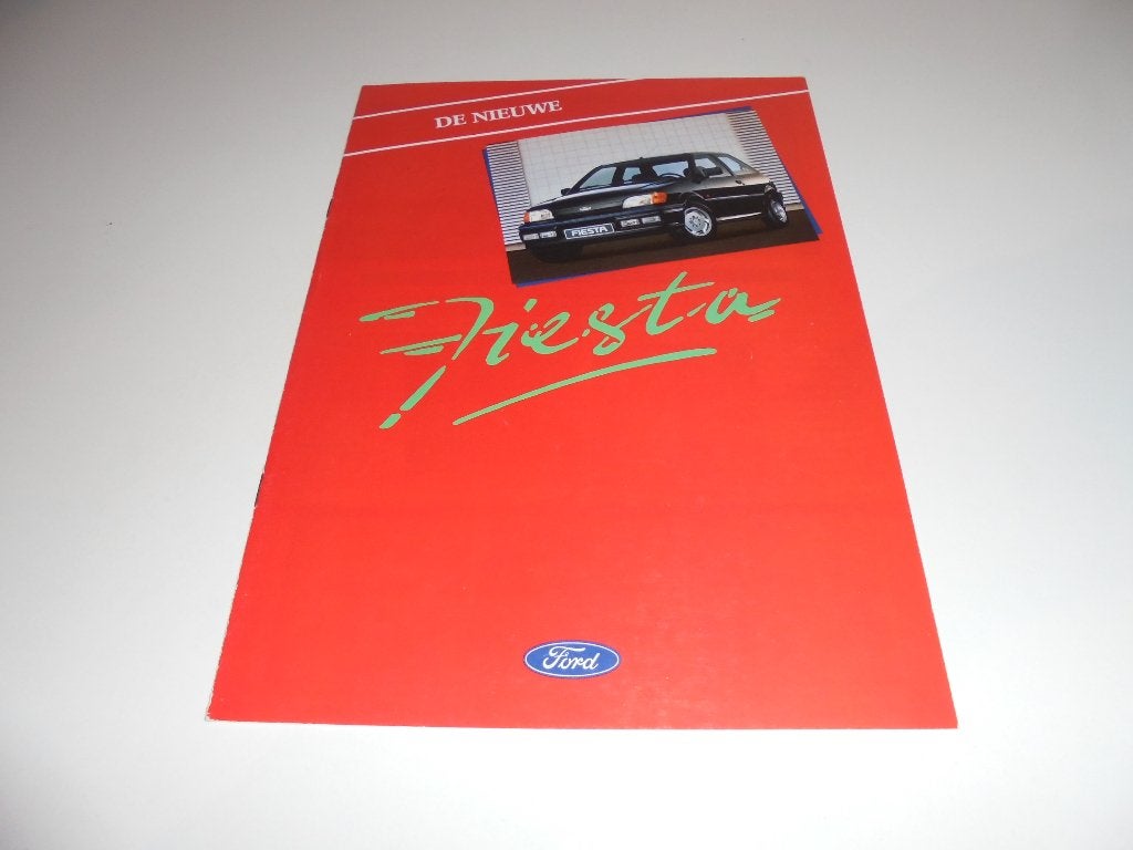 brochure Ford Fiesta  1989, Ophalen of Verzenden, Zo goed als nieuw, Ford