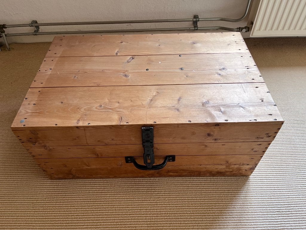 Houten kist, Ophalen, Zo goed als nieuw