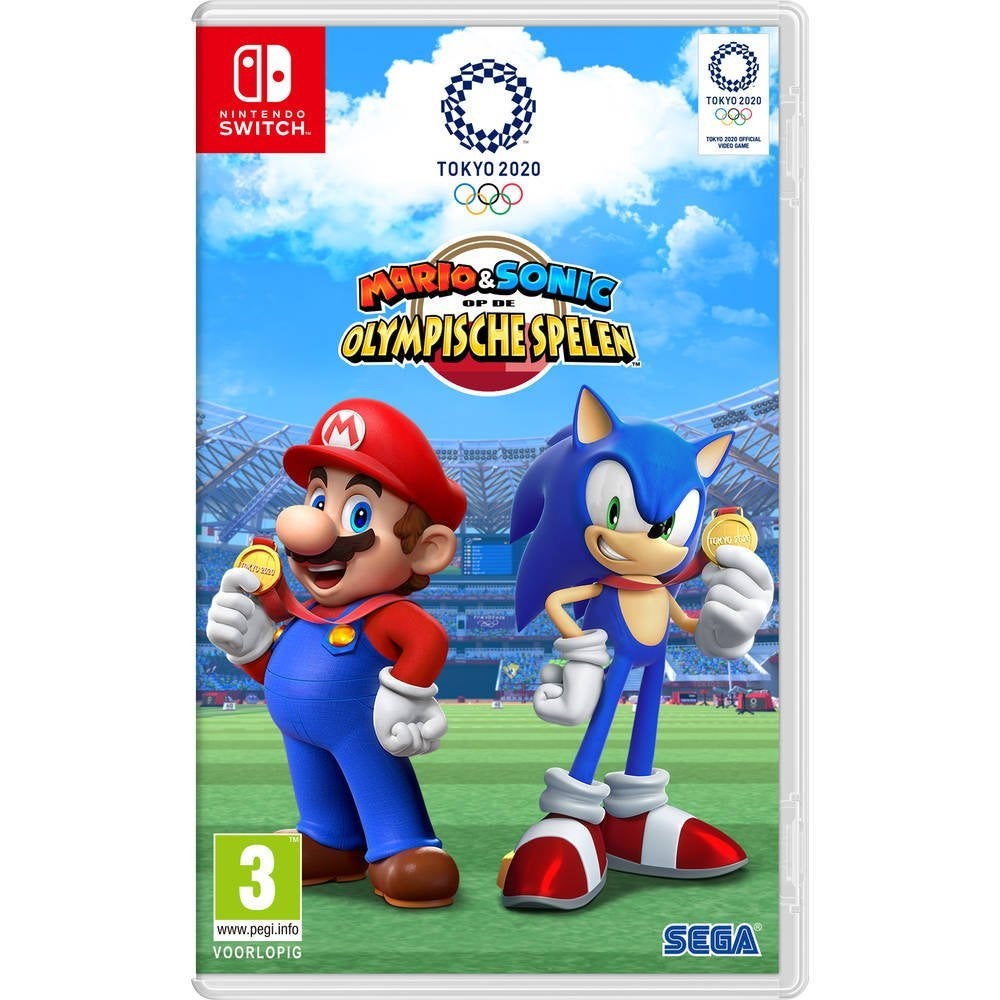 Mario en Sonic op de Olypische spelen voor de Switch, Spelcomputers en Games, Games | Nintendo Switch, Ophalen of Verzenden, Zo goed als nieuw