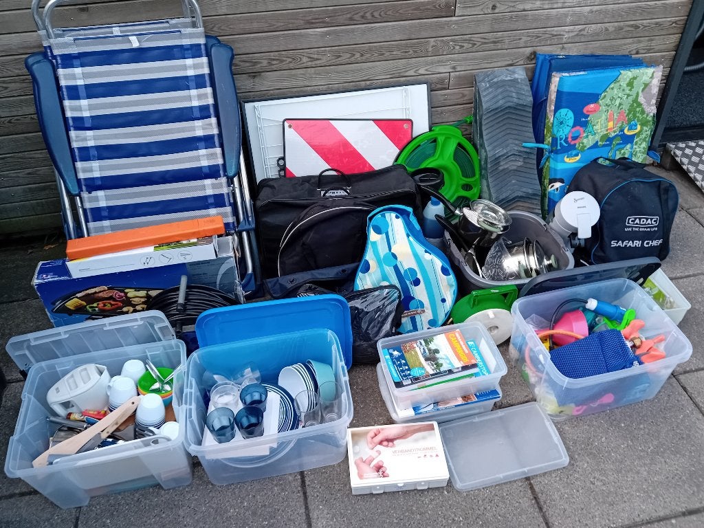 camper inboedel, Ophalen, Gebruikt