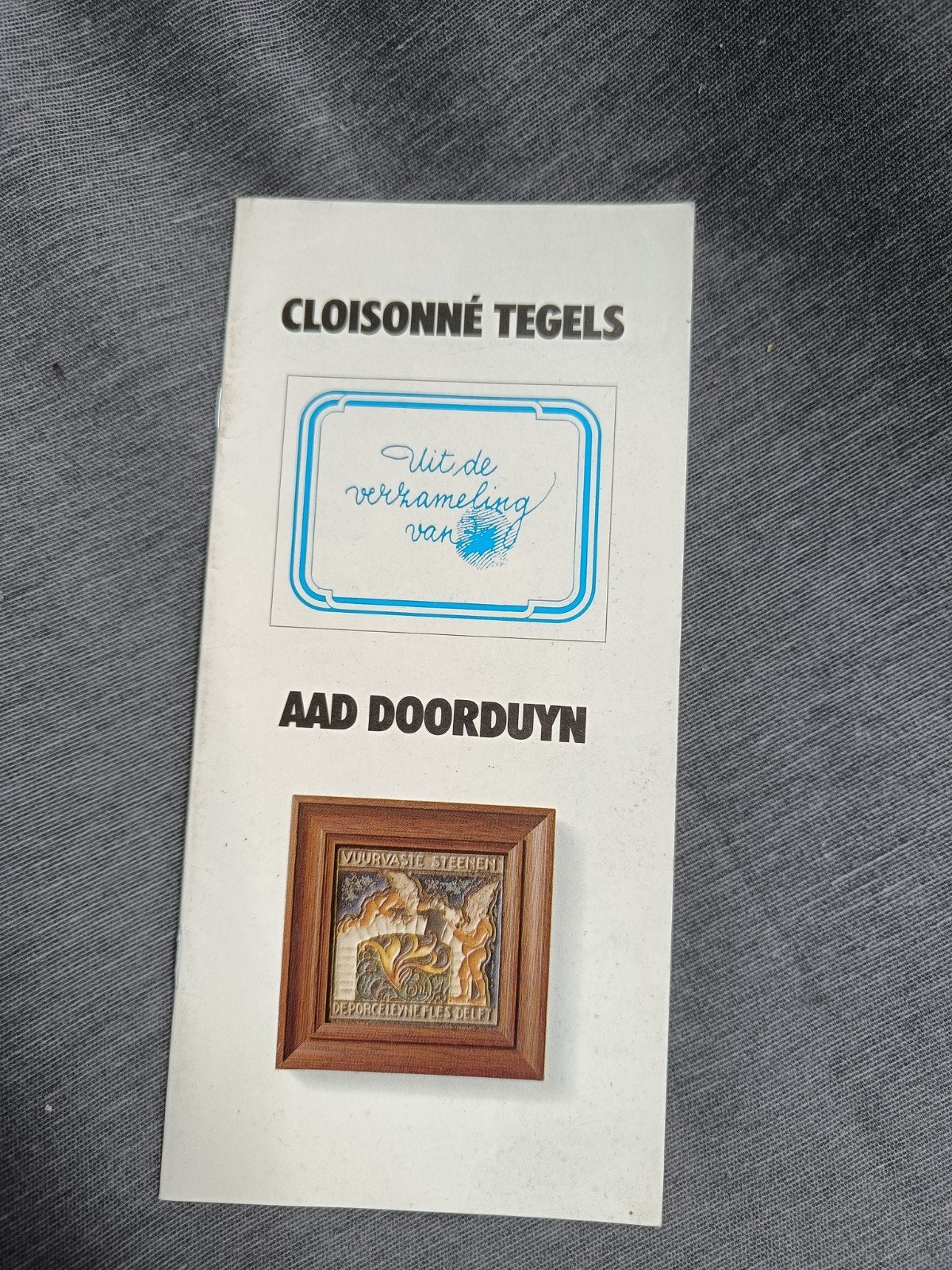Cloisonné Tegels Aad Doorduyn - Uit de Verzameling van, Ophalen of Verzenden