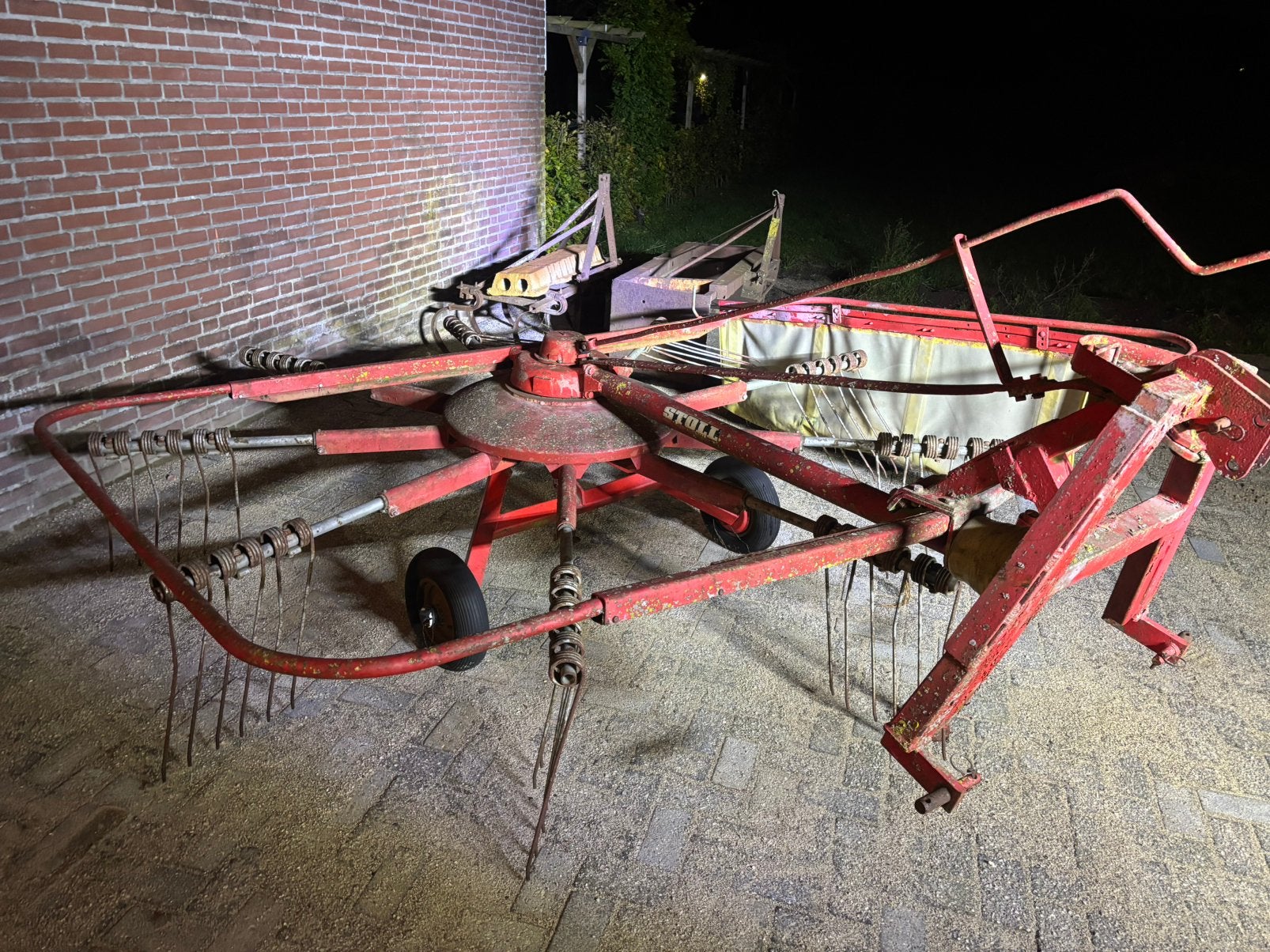 Stoll hark, Ophalen, Weidebouw