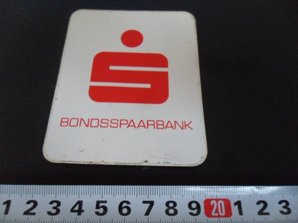 sticker bondsspaarbank, Verzamelen, Ophalen of Verzenden, Zo goed als nieuw