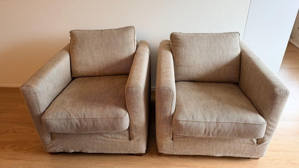 Linteloo fauteuils 2x, Ophalen, Easy living. Landelijk chique, 75 tot 100 cm, Zo goed als nieuw