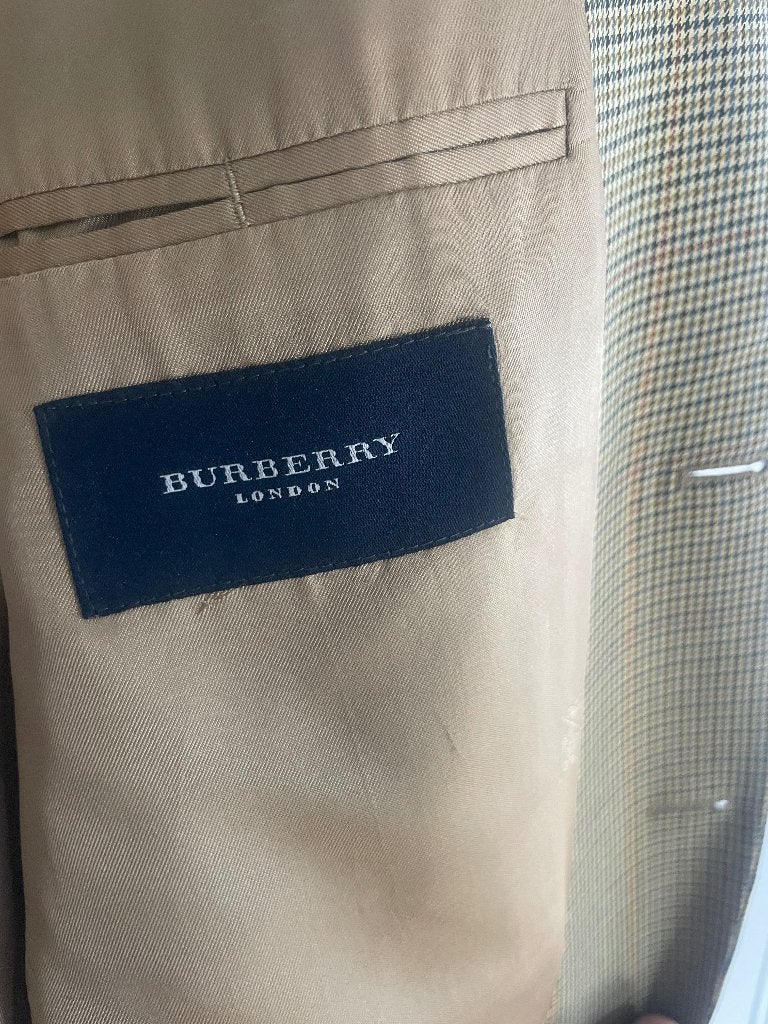 Burberry colbert, Bruin, Maat 56/58 (XL), Ophalen of Verzenden, Gedragen
