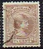 Nederland 1891 nrs 36 Prinses Wilhelmina gest, Verzenden, Gestempeld, Koningshuis