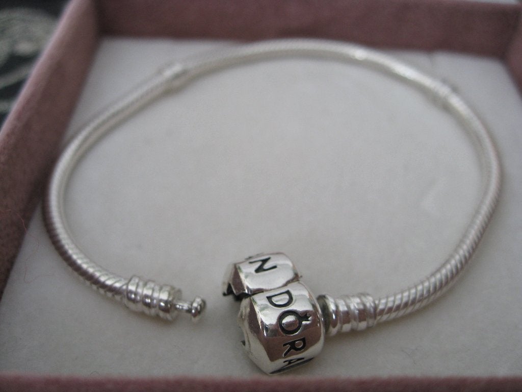 Pandora Armband  18 cm, Sieraden, Tassen en Uiterlijk, Bedels, Verzenden, Zo goed als nieuw, Zilver, Pandora