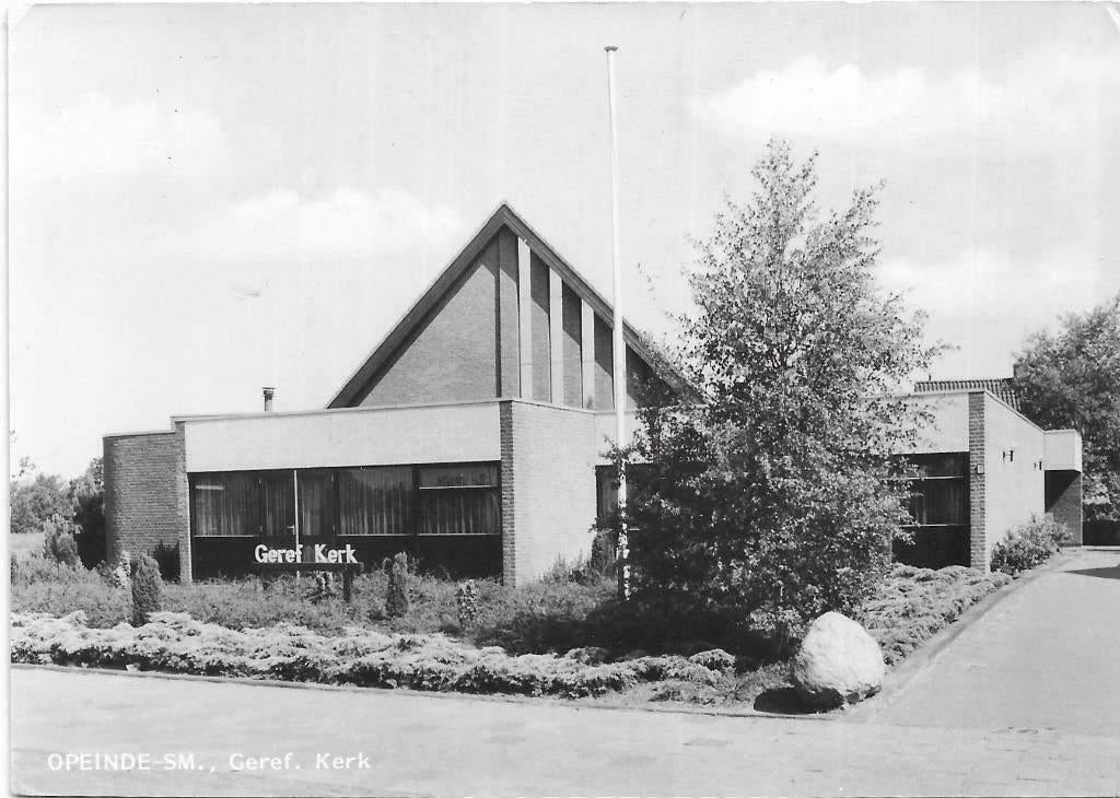AK Opeinde, Smallingerland - Geref. Kerk, Verzenden, 1960 tot 1980, Friesland