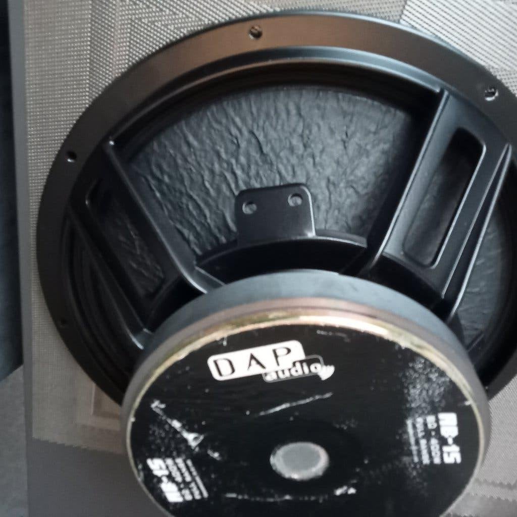 38 cm Luidsprekers o.a. DAP Audio RB15 full range + 3 piëzo, Audio, Tv en Foto, Luidsprekers, Gebruikt, Party speaker, Ophalen of Verzenden