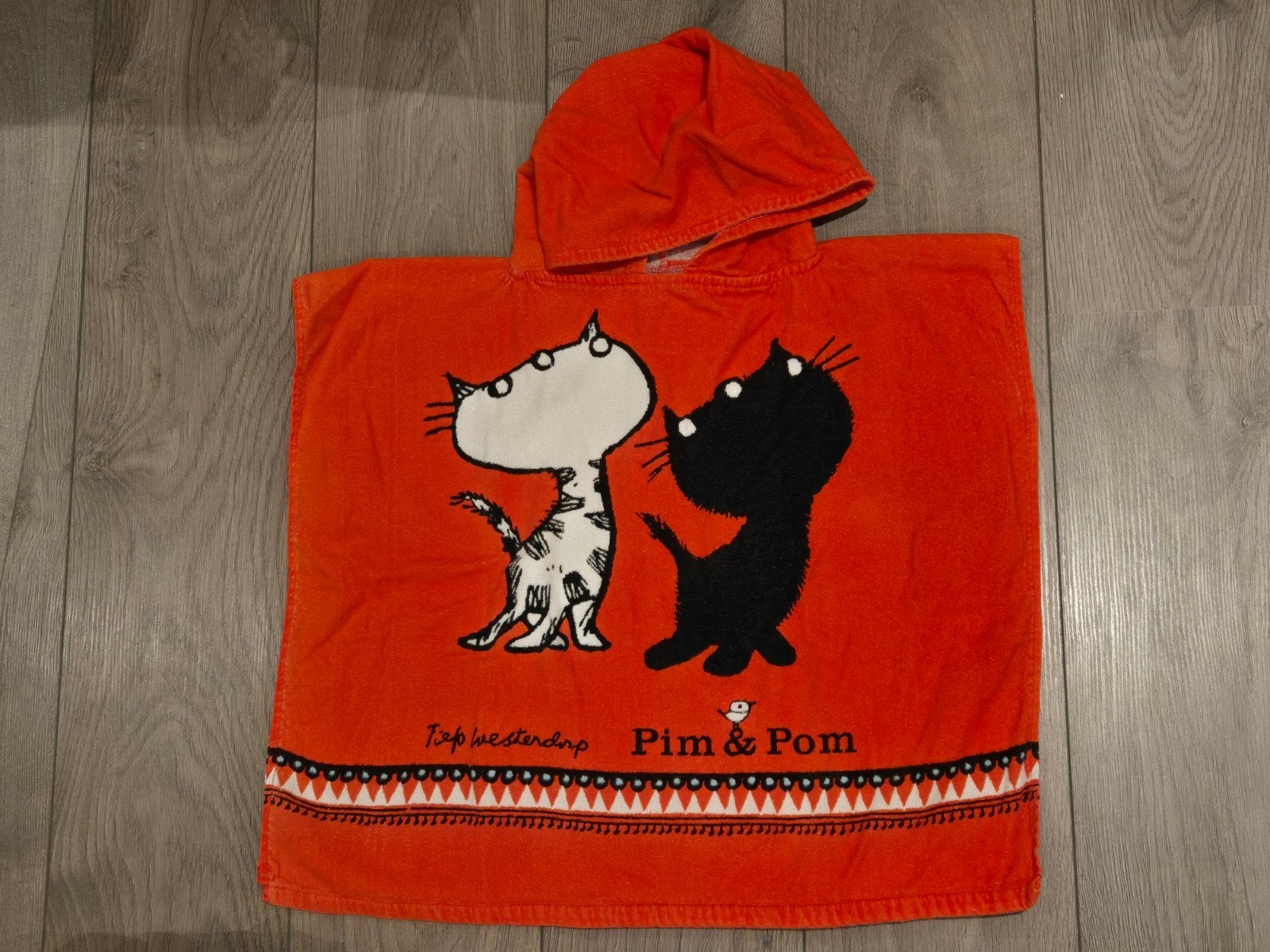 Kinderponcho Pim & Pom van Fiep Westerdorp, Ophalen of Verzenden, Gebruikt, Jongen of Meisje