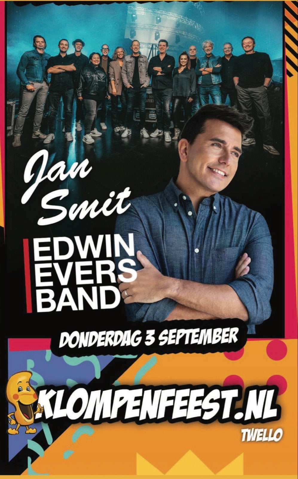 Klompenfeest tickets 3 september 2026, Tickets en Kaartjes, Concerten | Nederlandstalig, Twee personen, September
