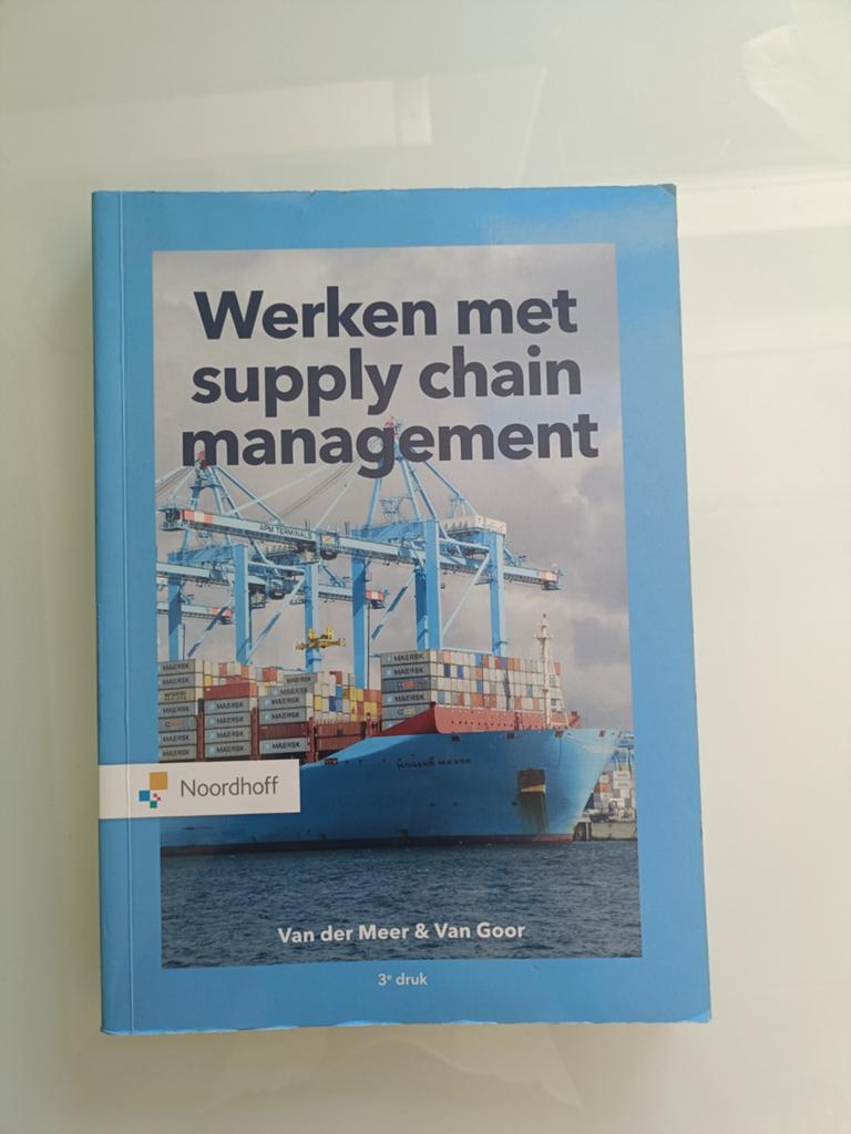 Werken met supply chain management - 3e druk, Boeken, Van der Meer & Van Goor, Zo goed als nieuw, Gamma, HBO