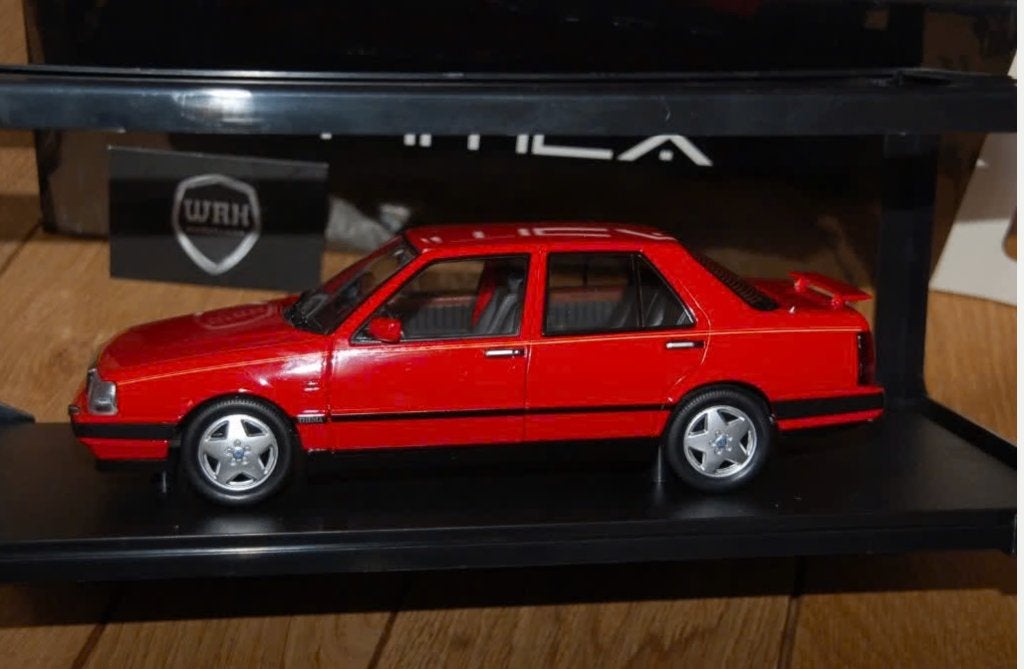 1:18 LANCIA THEMA 8.32 FERRARI red Mitica in box TOP! WRH, Verzenden, Zo goed als nieuw, Auto, Overige merken