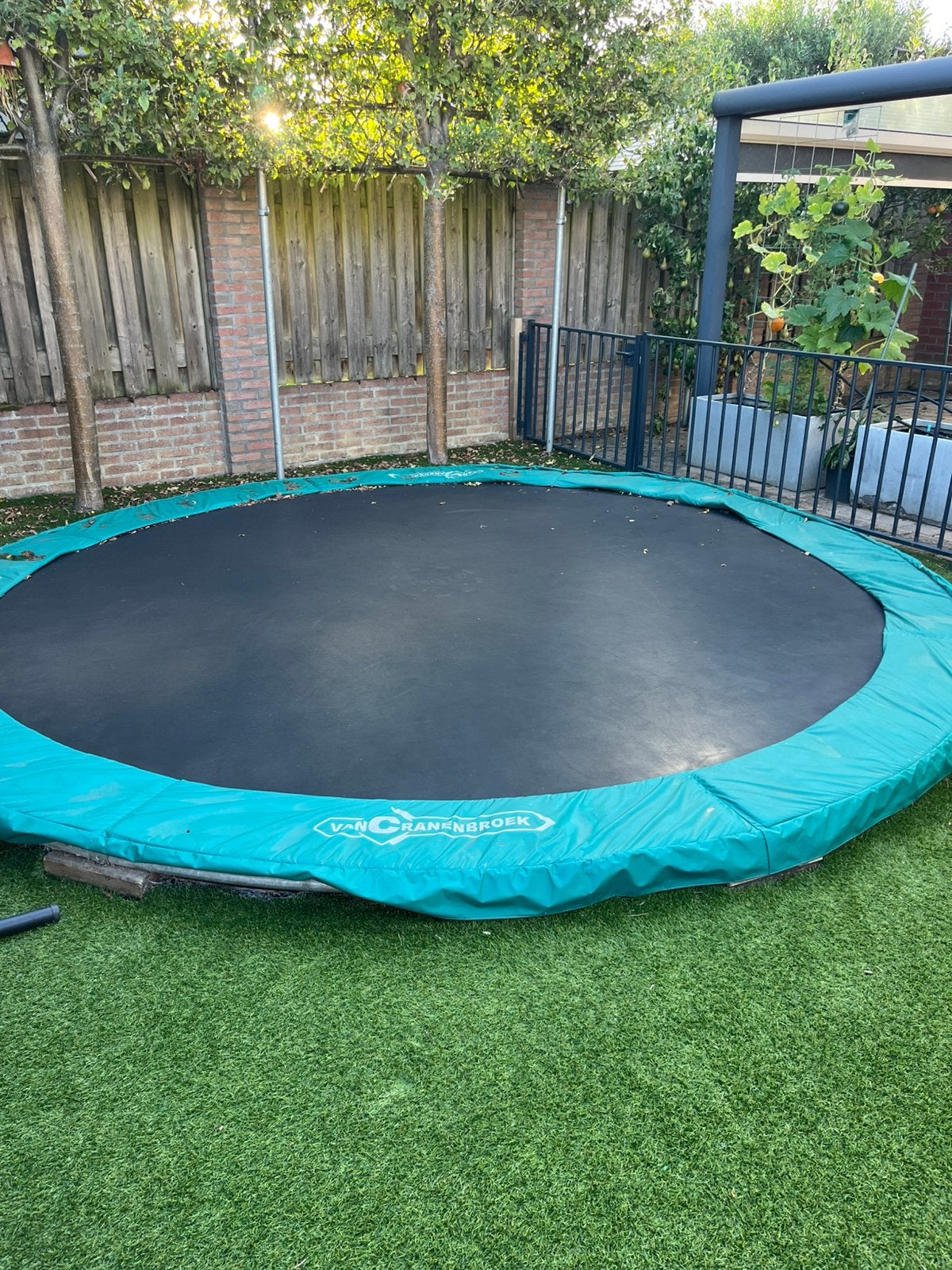 Trampoline doorsnede 420 cm, Ophalen, Gebruikt