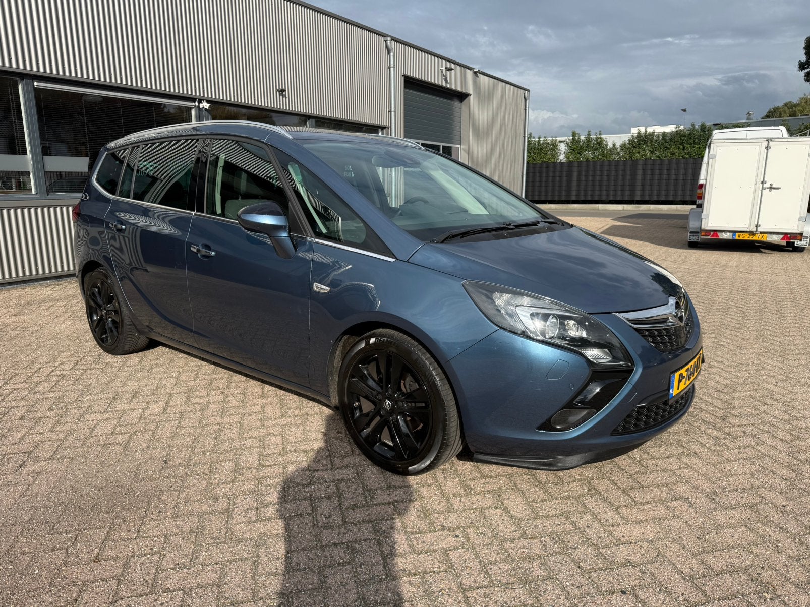 Opel Zafira 1.4 T 103KW 2013 Blauw, Auto's, 4 cilinders, Blauw, Xenon verlichting, Bedrijf