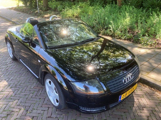 Audi TT Roadster 2001, Auto's, Audi, Zwart, 4 cilinders, Cabriolet, 179 pk