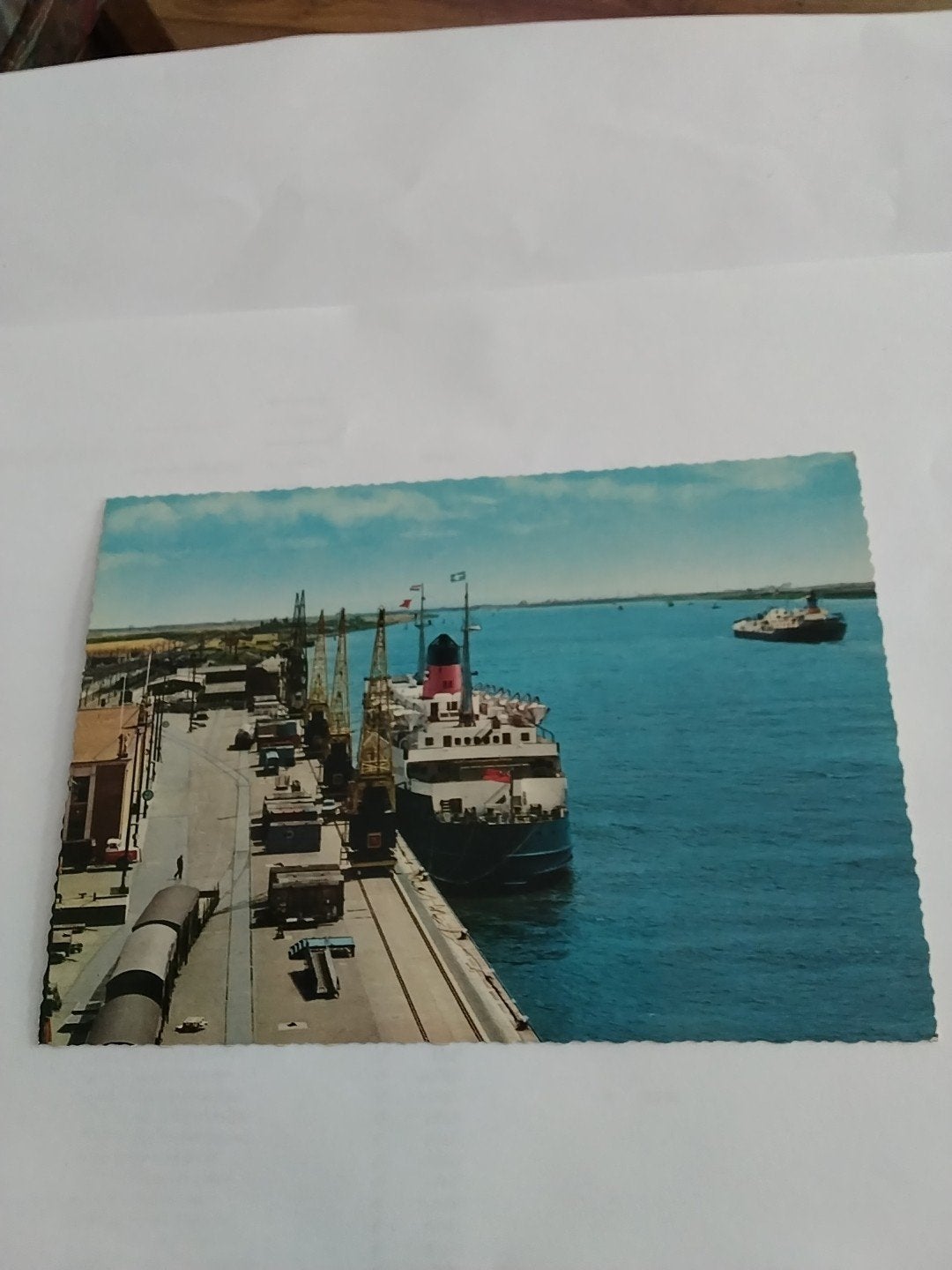 Oude ansichtkaart Hoek van Holland Harwich lijn, Ophalen of Verzenden, 1960 tot 1980, Ongelopen, Zuid-Holland