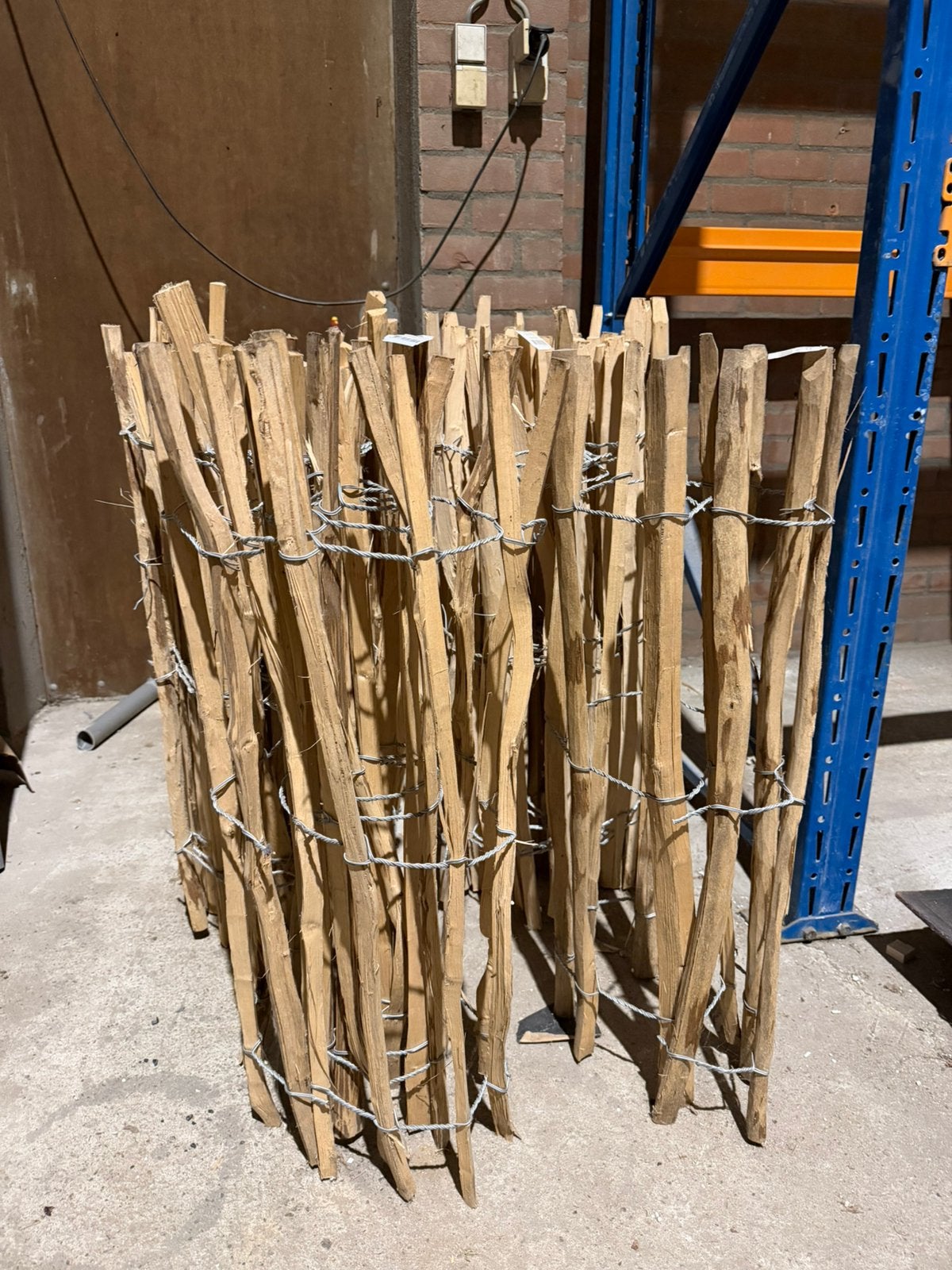 +/- 12m schapenhek NIEUW!, Ophalen, Zo goed als nieuw, Hout, Tuinhek