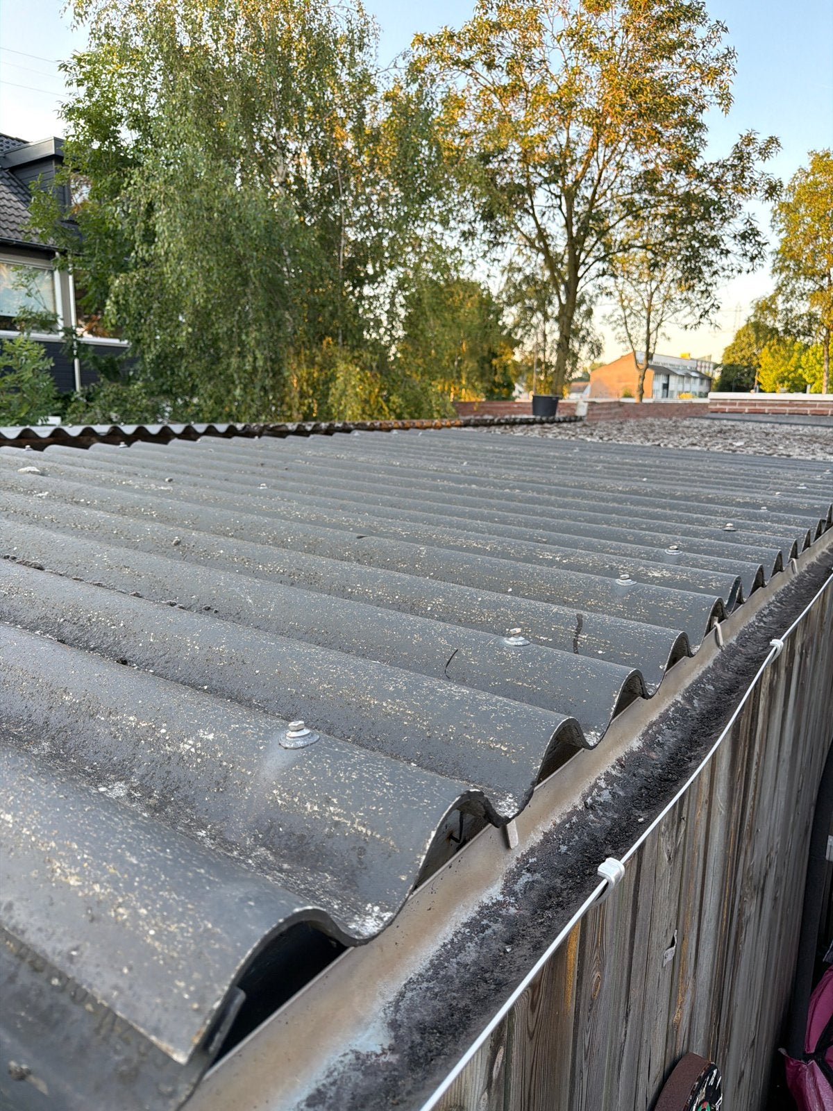 Gebruikte golfplaten voor dak of schuur, Ophalen, Golfplaat, Metaal, Grijs