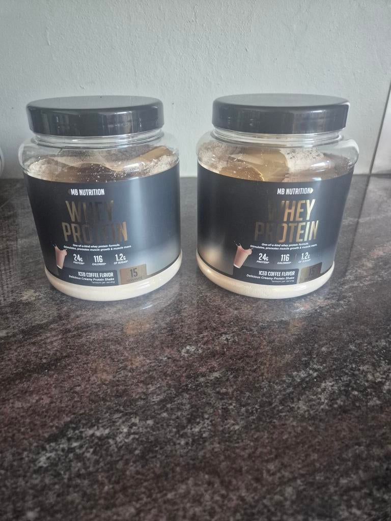 2x MB Nutrition Whey Protein Iced Coffee 450g, Ophalen of Verzenden, Nieuw, Poeder of Drank