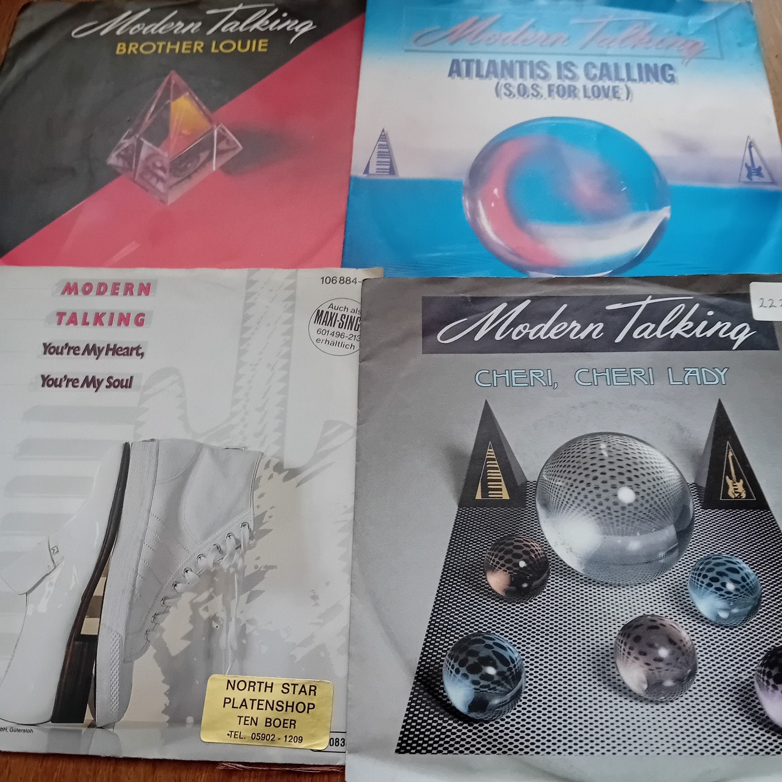 Modern Talking Vinyl  4 Singles (Brother Louie, Che, Gebruikt, Pop, 7 inch, Ophalen of Verzenden