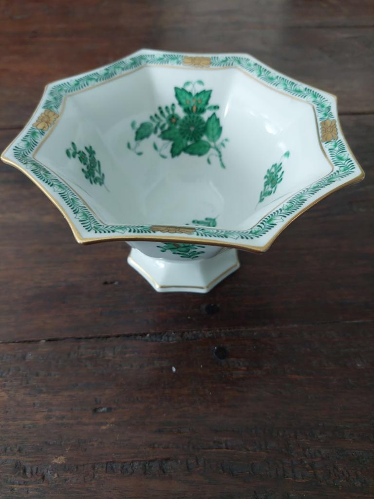 Herend Hungary Apponyi Green Porcelain, Antiek en Kunst, Ophalen of Verzenden