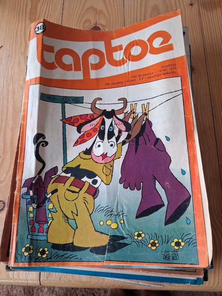 Taptoe stripboeken - 54e jaargang (1973), Boeken, Stripboeken, Meerdere stripboeken, Ophalen of Verzenden, Gelezen, Diverse auteurs