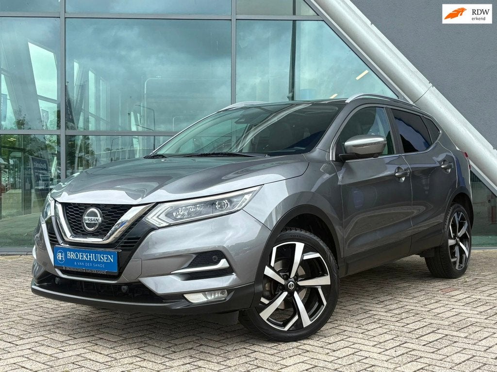Nissan Qashqai 1.3 DIG-T Premium Edition 158pk Automaat/ Pan, Auto's, Nissan, Bedrijf, Te koop, Qashqai, Lederen bekleding, Metallic lak