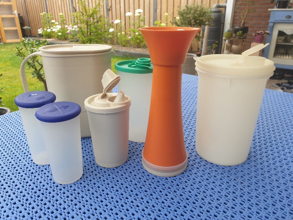 Tupperware diverse kannen en poederstrooier schenk kan, Ophalen of Verzenden, Zo goed als nieuw, Overige typen