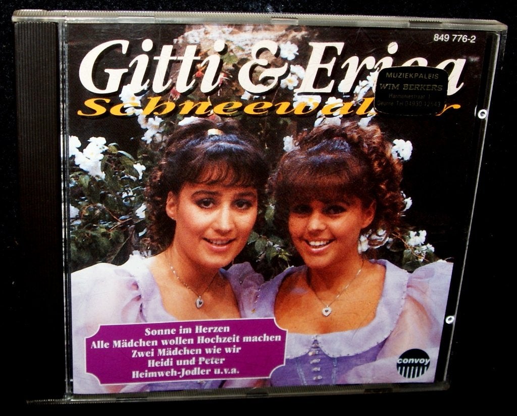 Gitti & Erica - Schneewalzer (Convoy, 1991), Cd's en Dvd's, Ophalen of Verzenden, Zo goed als nieuw, Folk / country / world
